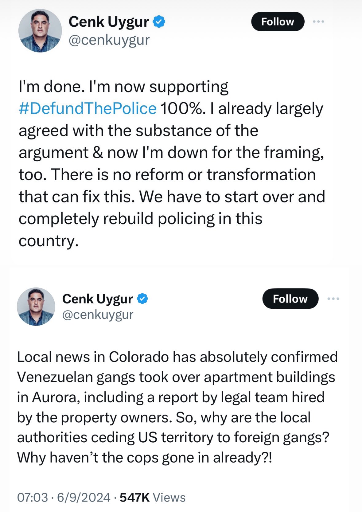 Cenk Uygur is a classic American PsyOp Victim communist