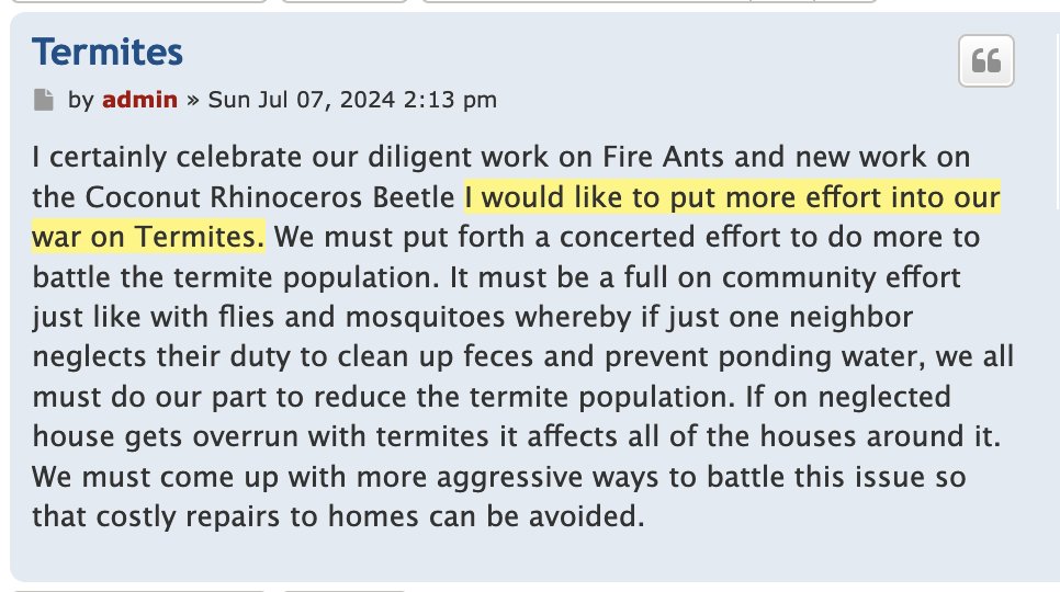 Ryan Wesley Routh war on termites in Honolulu, Hawaii