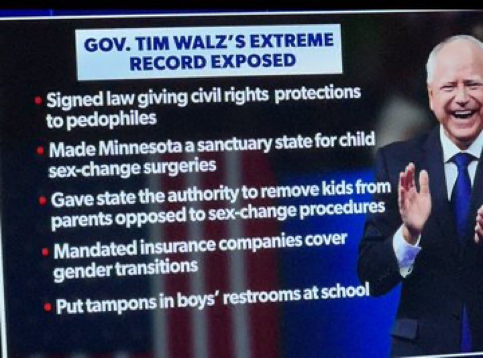 Tampon Tim Walz's horrendous communist record speaks VOLUMES