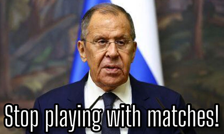 America is playing with matches! - Sergei Lavrov