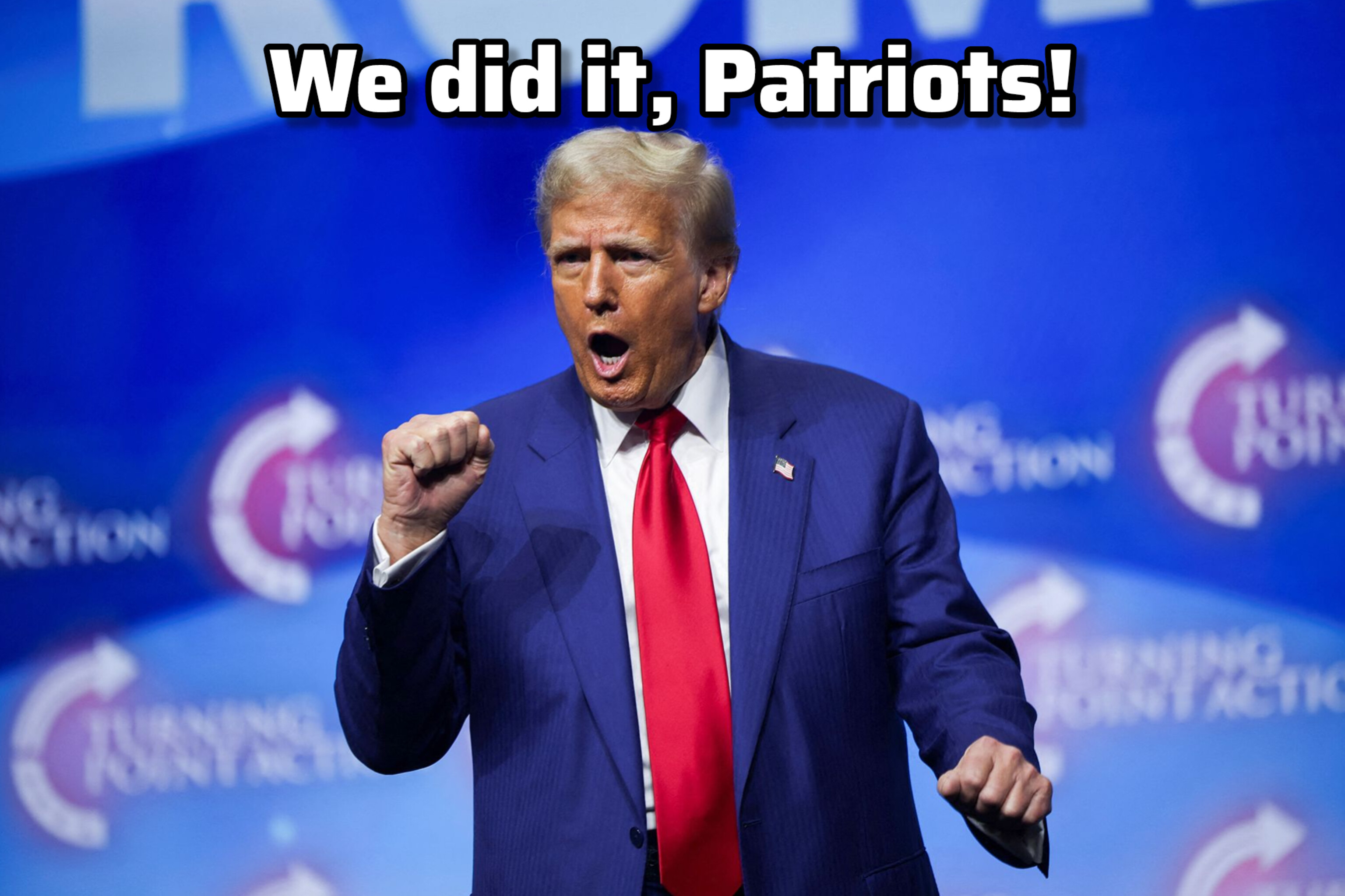 We did it! Trump is President!! Wins 2024 Election!!! #TrumpVance2024